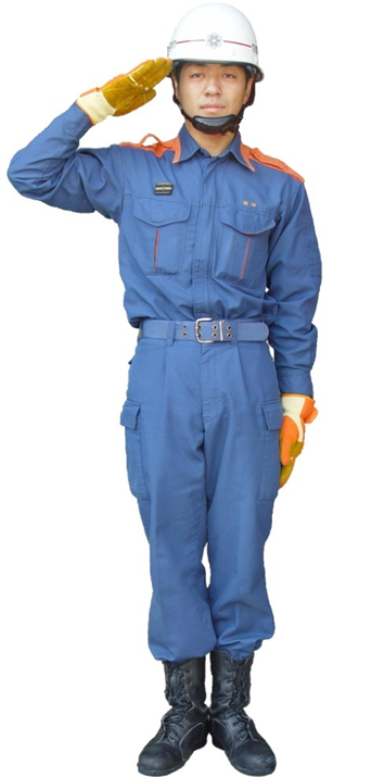 消防隊員の活動服