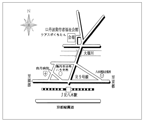 口丹波勤労者福祉会館案内図